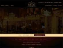 Tablet Screenshot of haremscaferestaurant.com